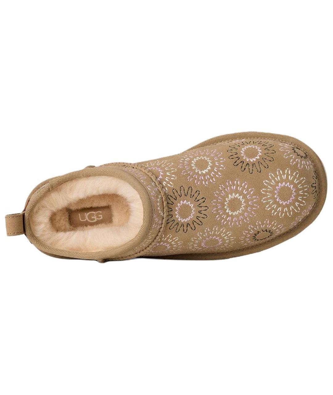 UGG AUSTRALIA Бежевые нубуковые ботинки, фото 5