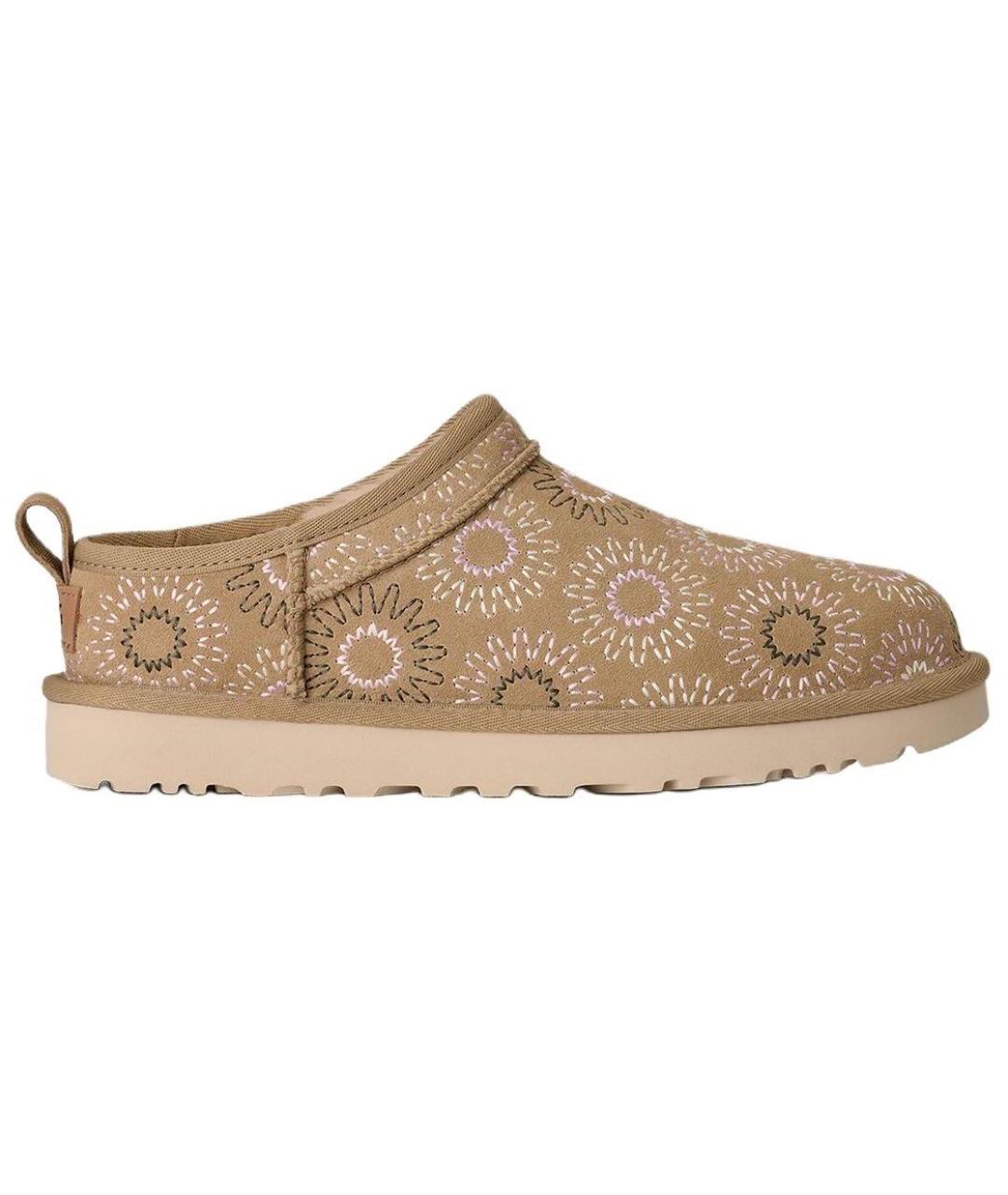 UGG AUSTRALIA Бежевые нубуковые ботинки, фото 1