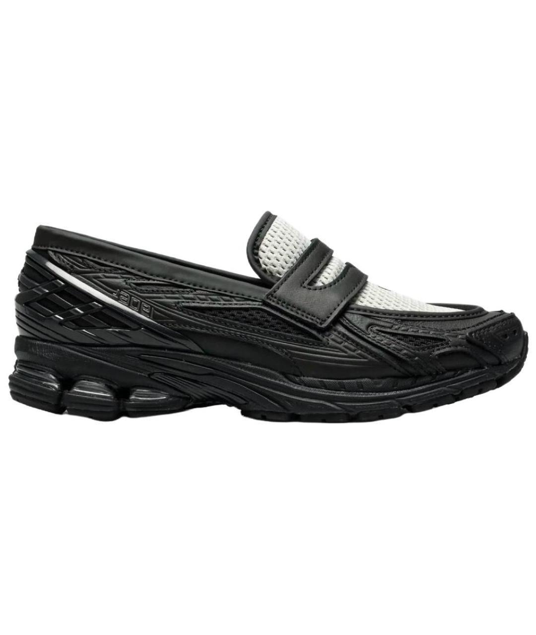 NEW BALANCE Черные кожаные лоферы, фото 1