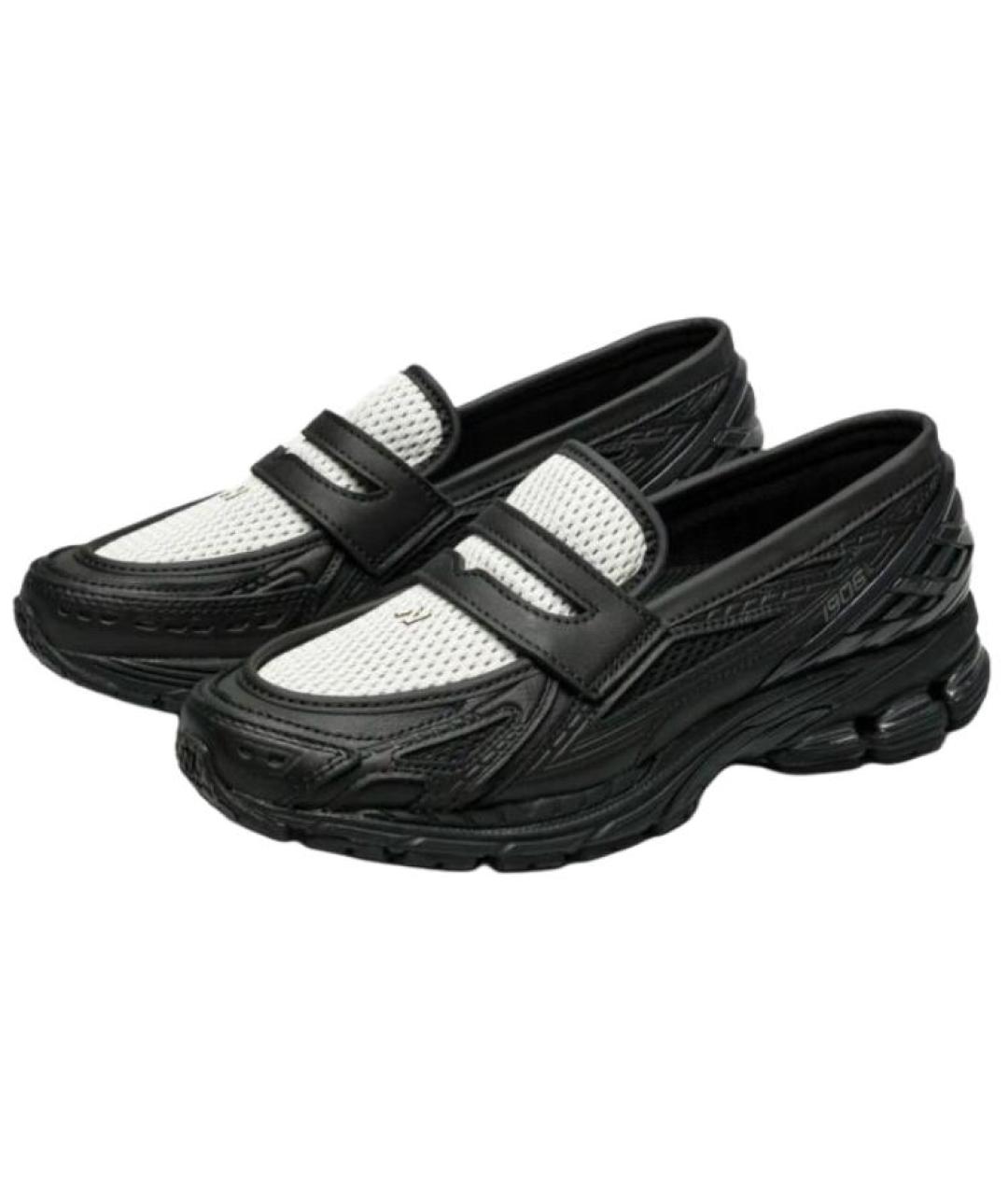 NEW BALANCE Черные кожаные лоферы, фото 2