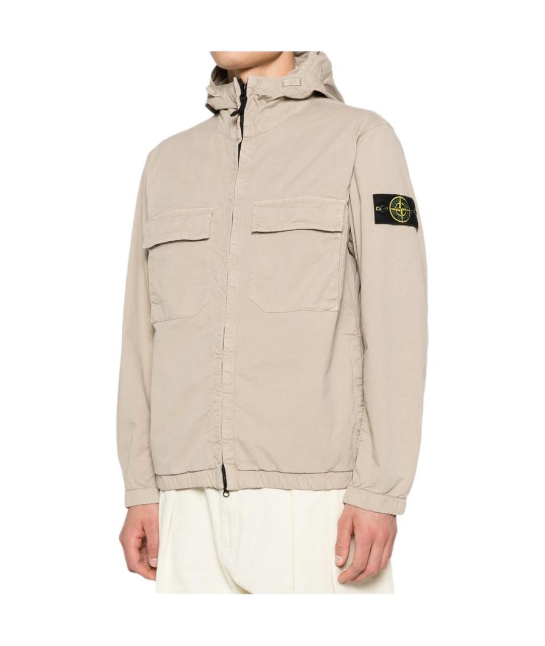 STONE ISLAND Бежевая куртка, фото 4
