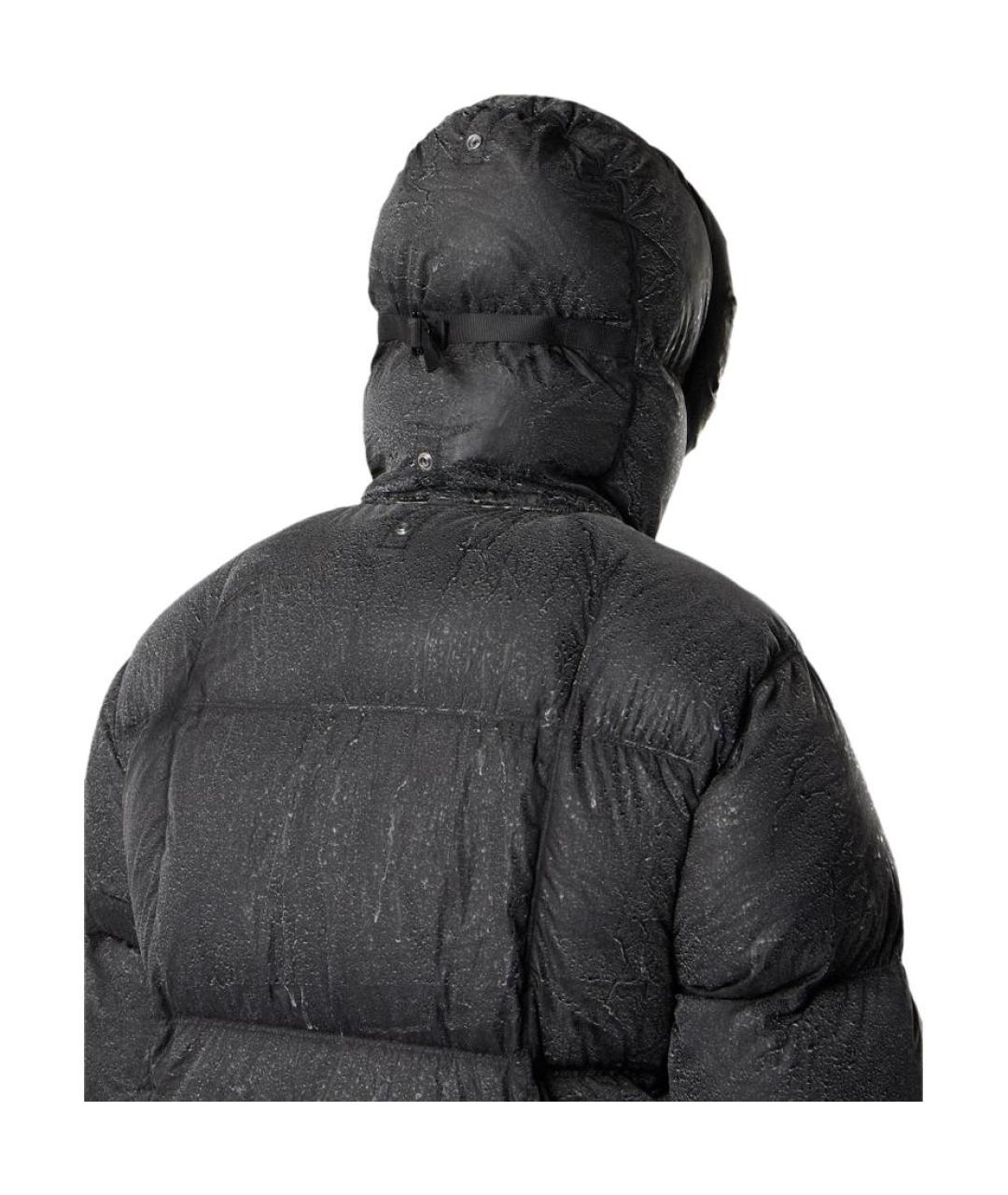 STONE ISLAND Черный пуховик, фото 5
