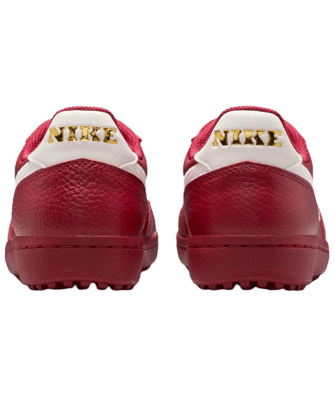 NIKE Красные кожаные кроссовки, фото 5