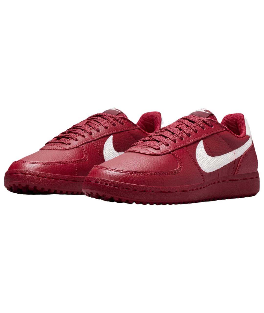 NIKE Красные кожаные кроссовки, фото 3