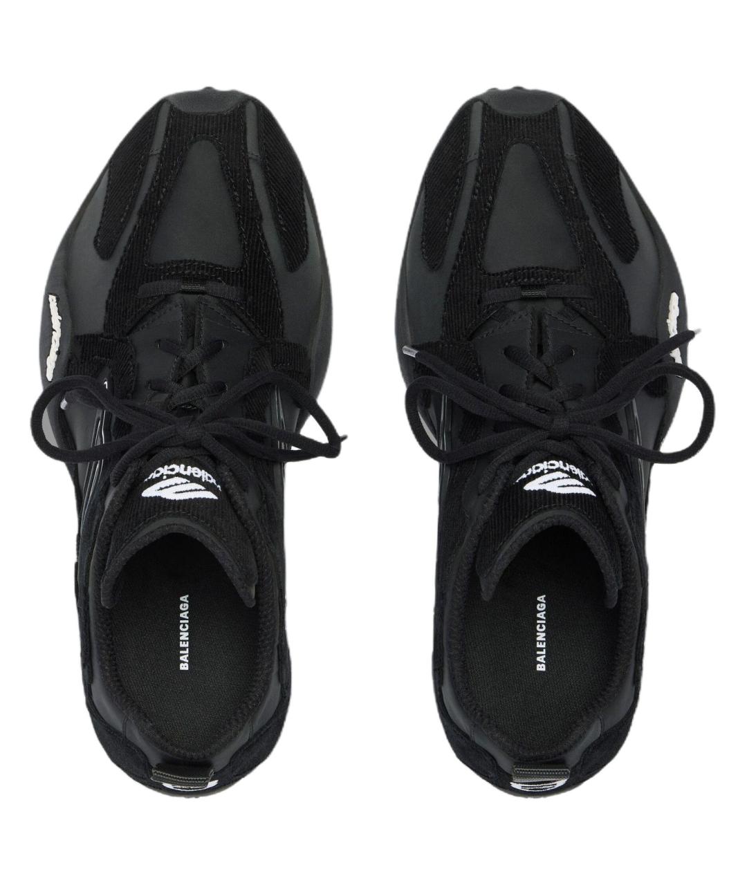 BALENCIAGA Черные низкие кроссовки / кеды, фото 5