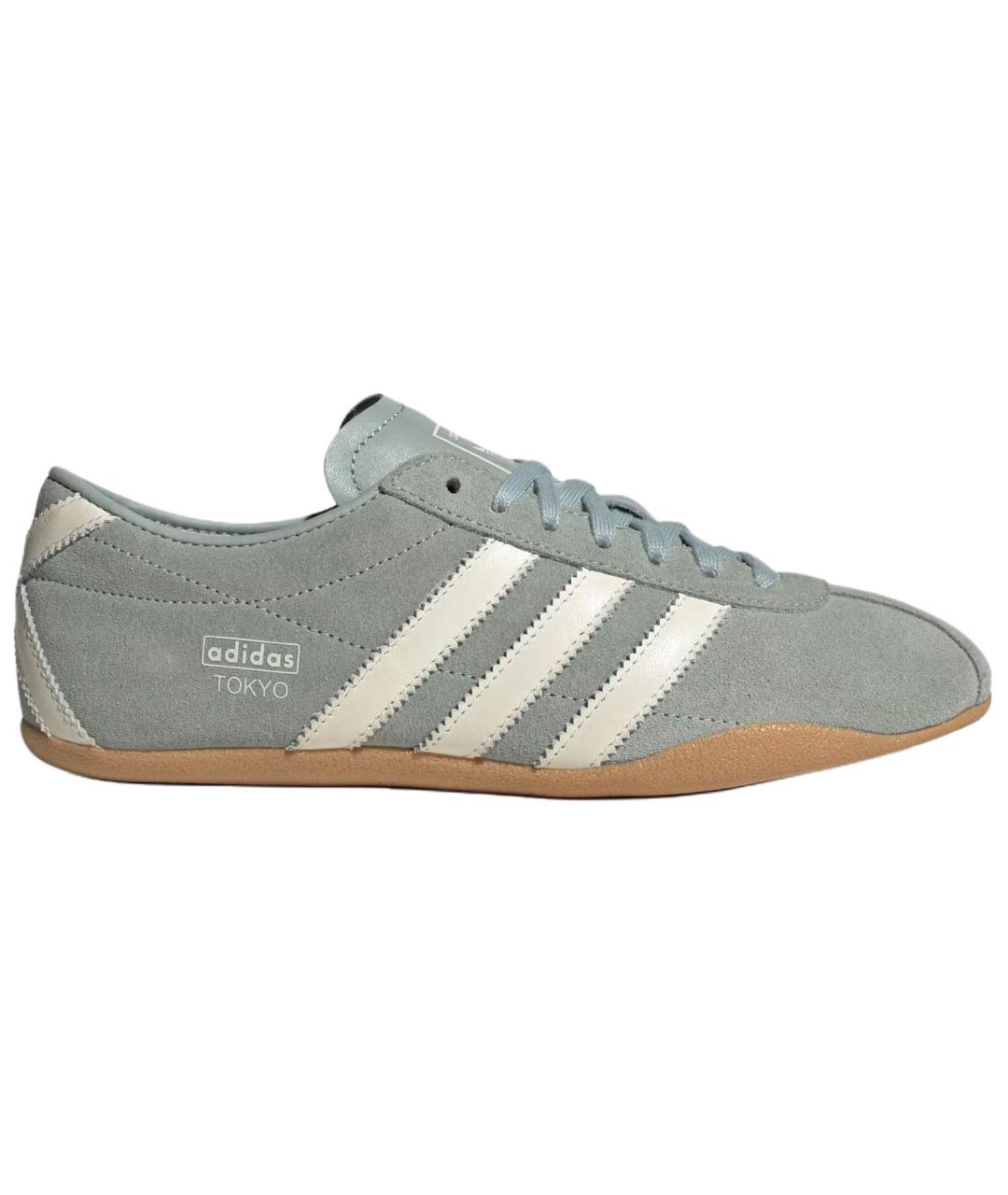 ADIDAS Серые замшевые кроссовки, фото 1