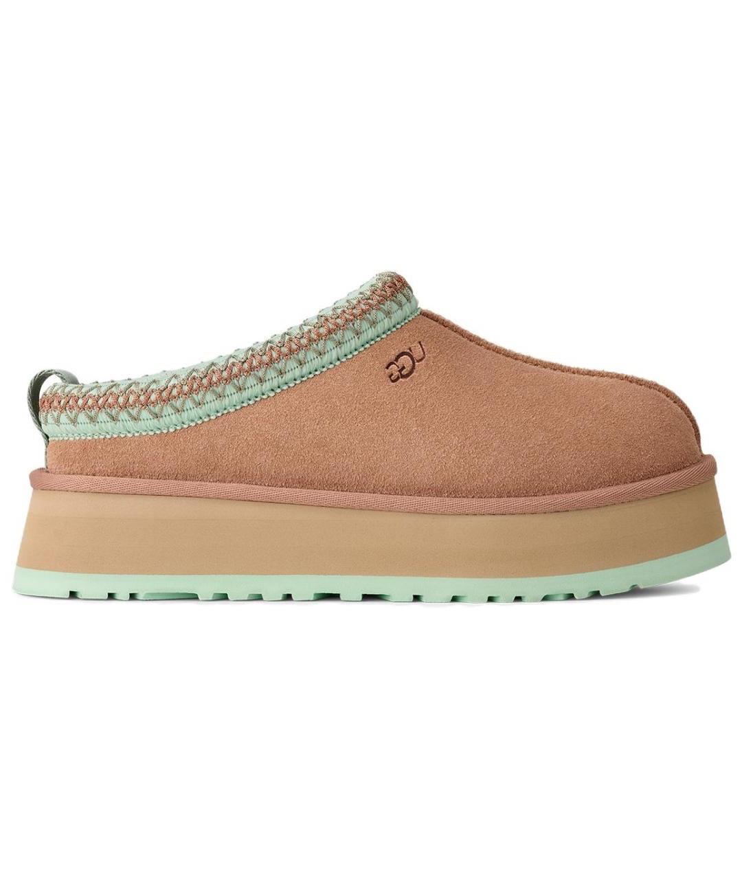 UGG Коричневые нубуковые мюли, фото 1