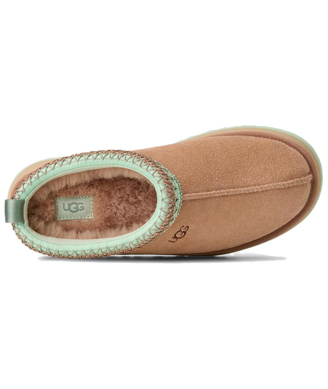 UGG Коричневые нубуковые мюли, фото 4