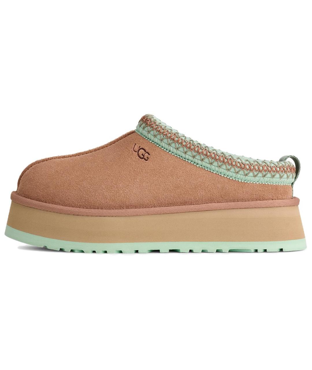 UGG Коричневые нубуковые мюли, фото 5