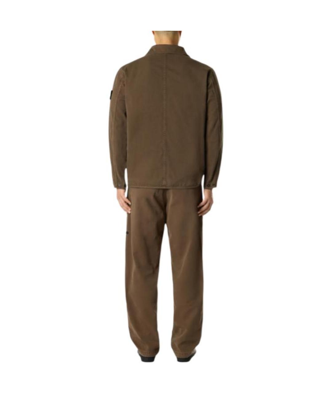 STONE ISLAND Коричневая куртка, фото 4