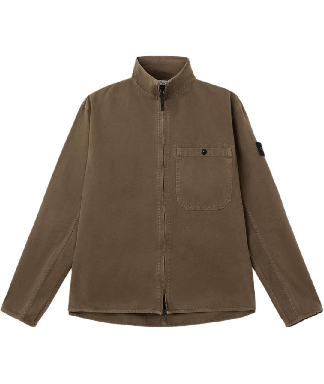 STONE ISLAND Коричневая куртка, фото 1