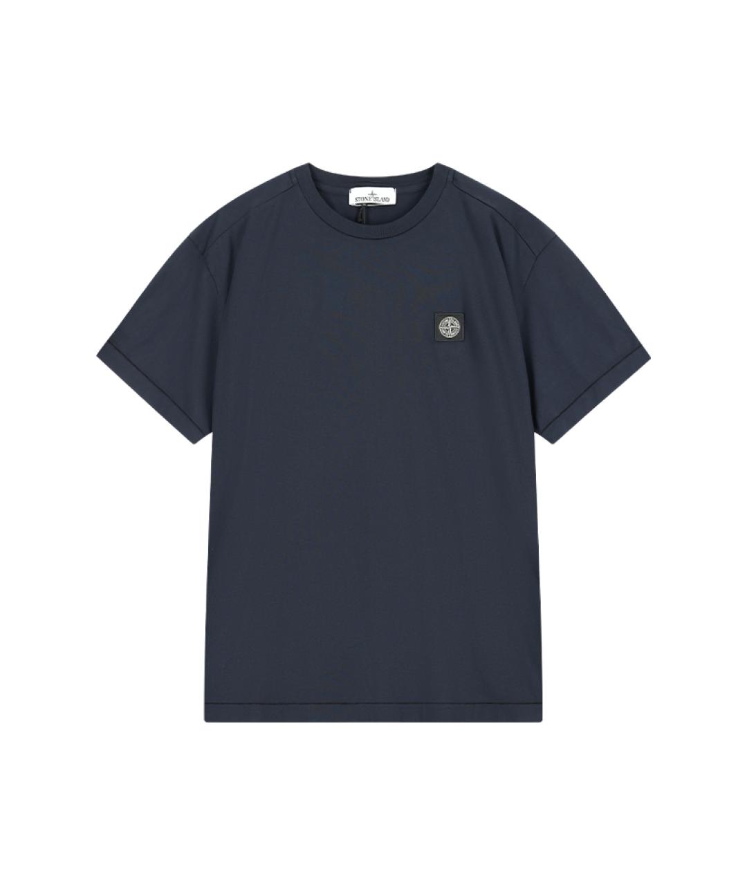 STONE ISLAND Синяя футболка, фото 1