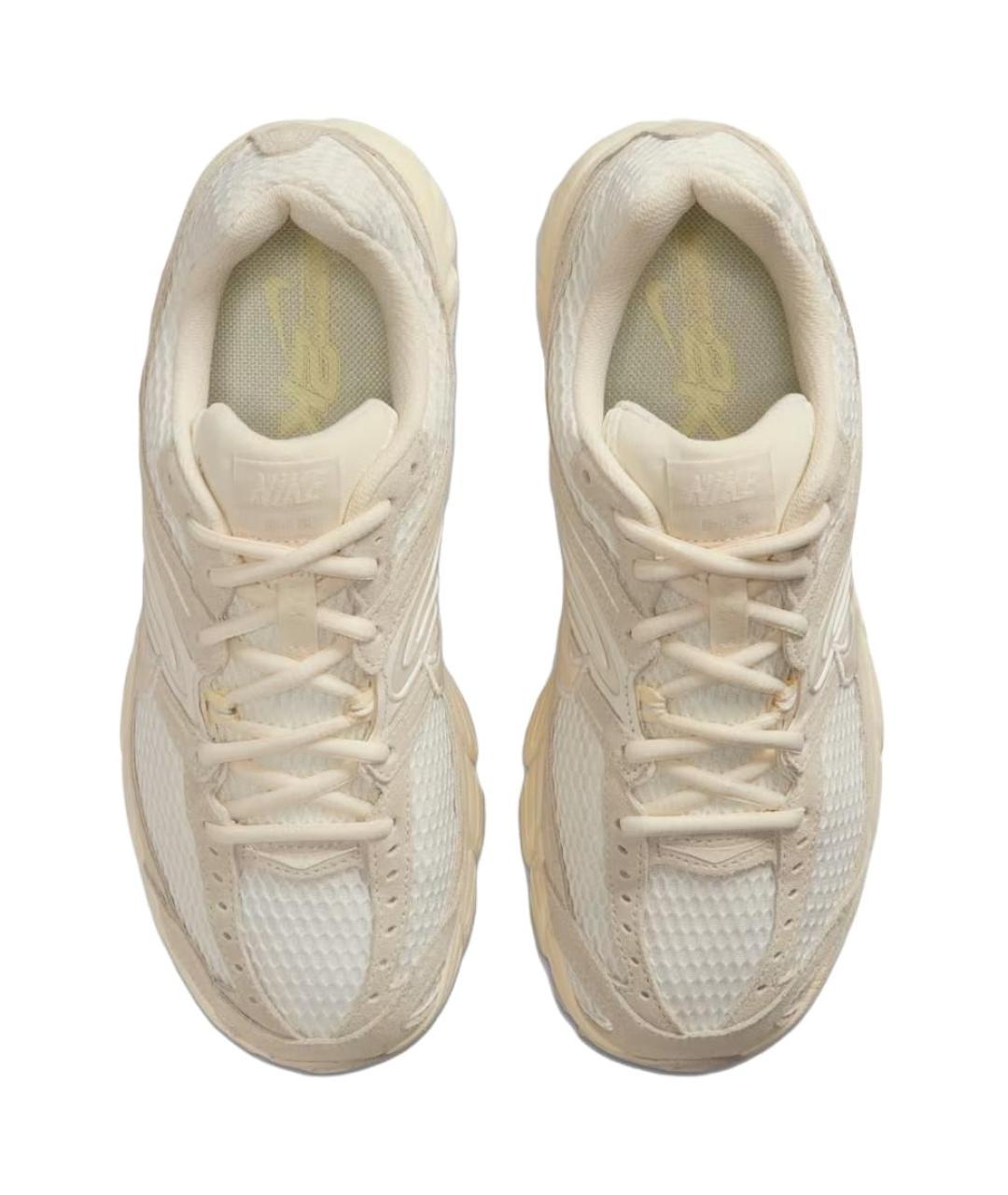 NIKE Бежевые кожаные кроссовки, фото 4