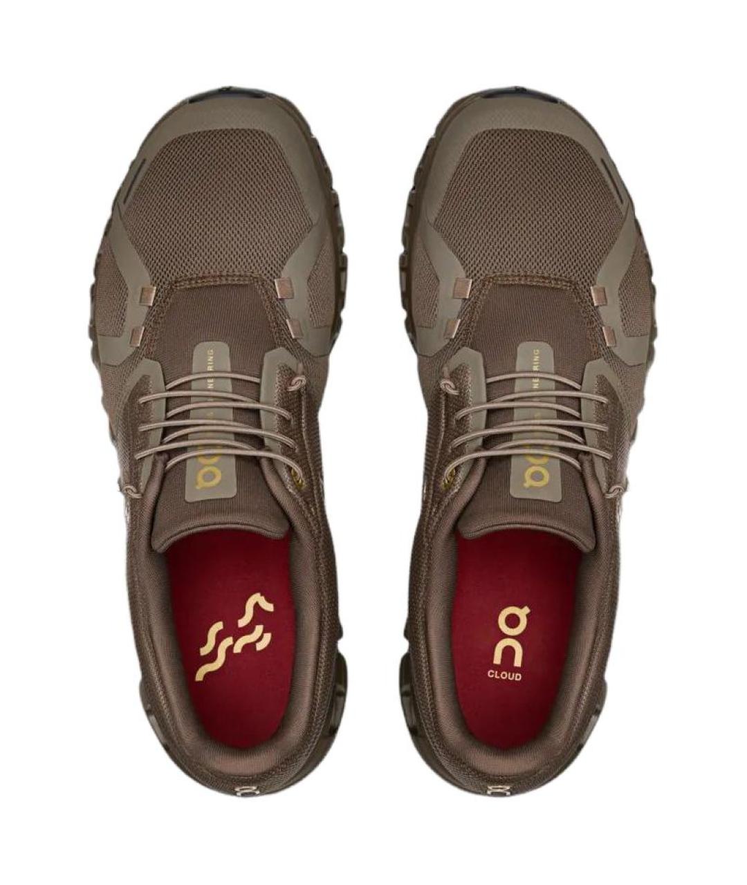 ON Коричневые низкие кроссовки / кеды, фото 4