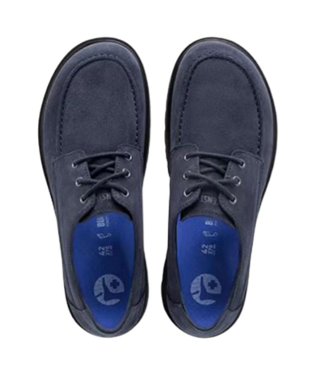 BIRKENSTOCK Темно-синие замшевые туфли, фото 4