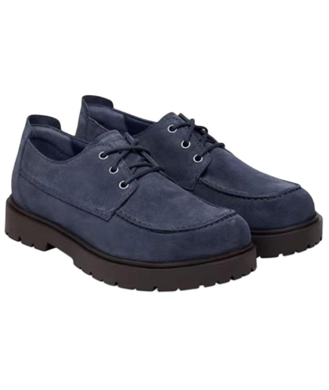 BIRKENSTOCK Темно-синие замшевые туфли, фото 3