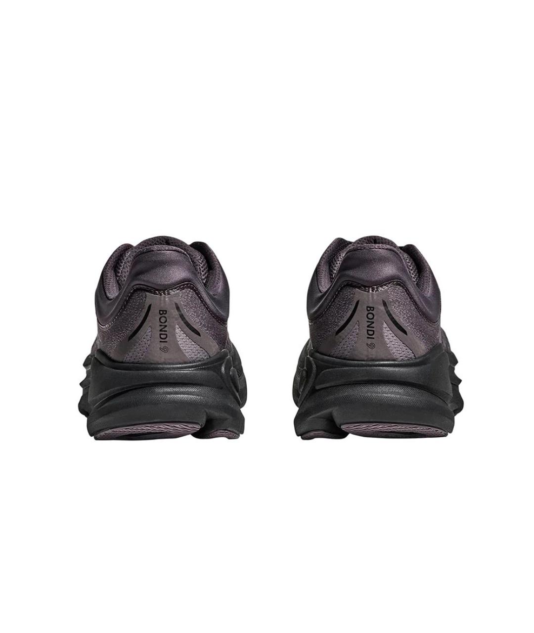 HOKA Черные текстильные низкие кроссовки / кеды, фото 3