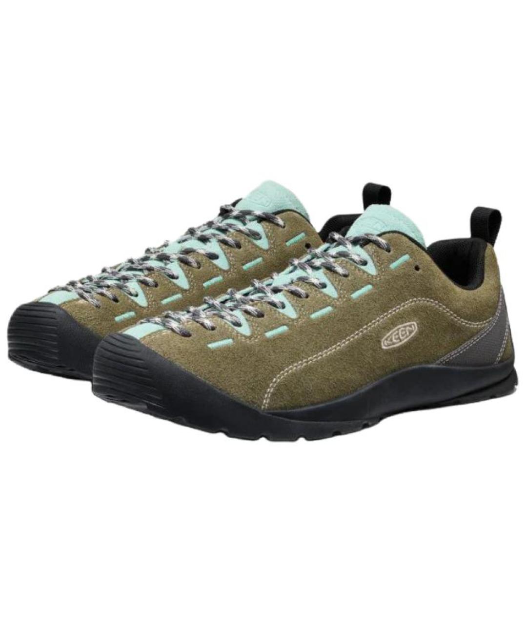 KEEN Зеленые замшевые низкие ботинки, фото 3