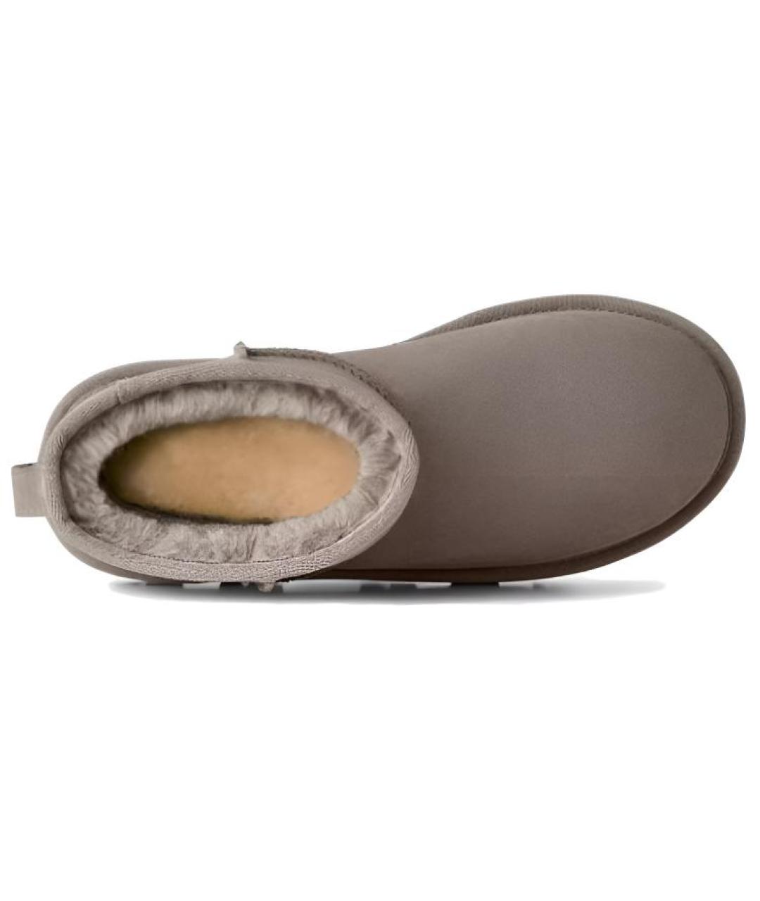 UGG AUSTRALIA Серые нубуковые ботинки, фото 3
