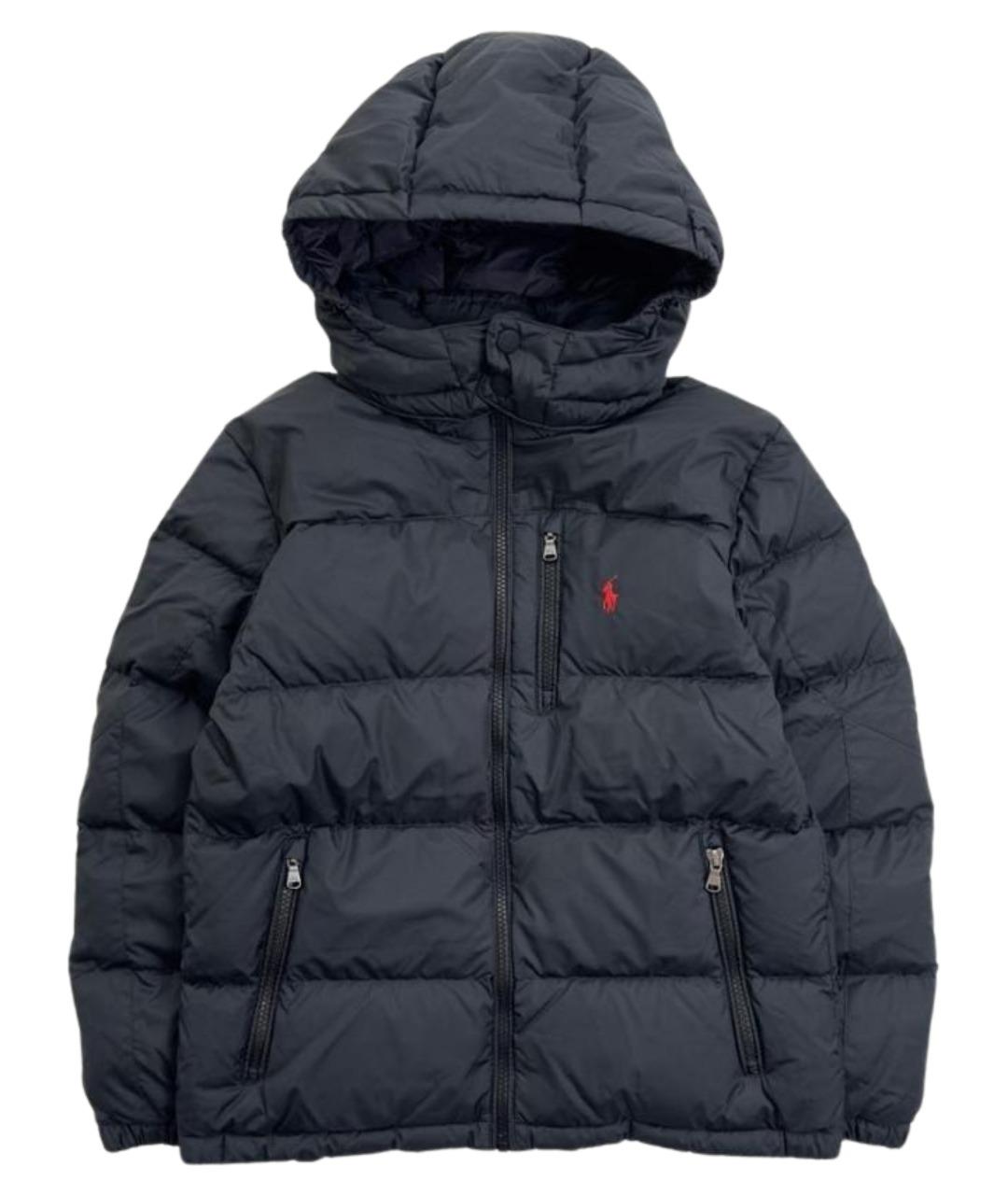 POLO RALPH LAUREN Черный полиамидовый пуховик, фото 1