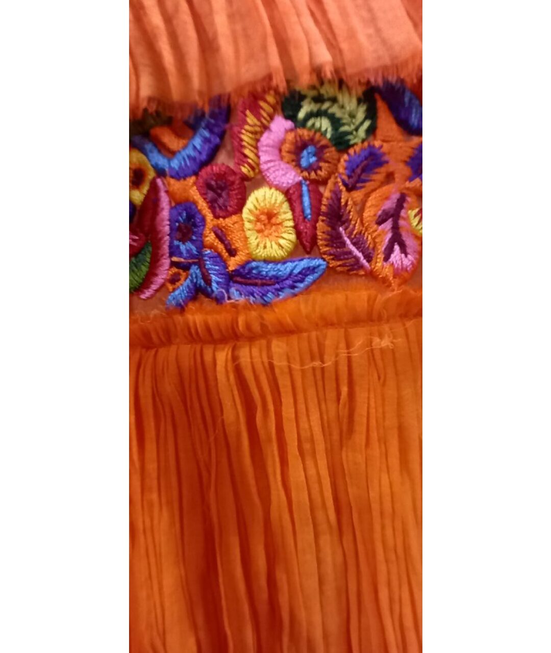 ALBERTA FERRETTI Коралловое шифоновое платье, фото 6