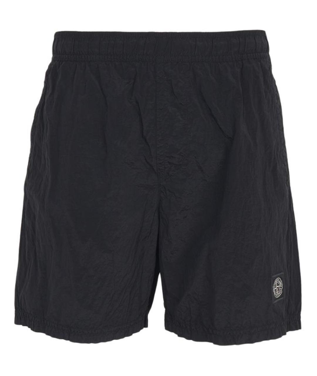 STONE ISLAND Черные плавки, фото 1