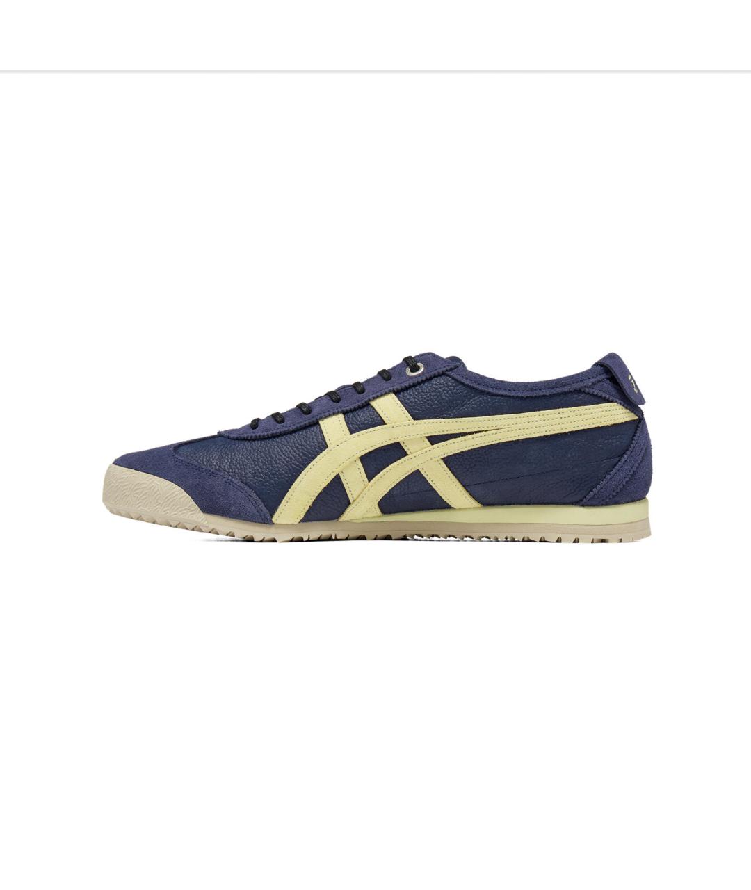 ONITSUKA TIGER Синие кожаные кеды, фото 2