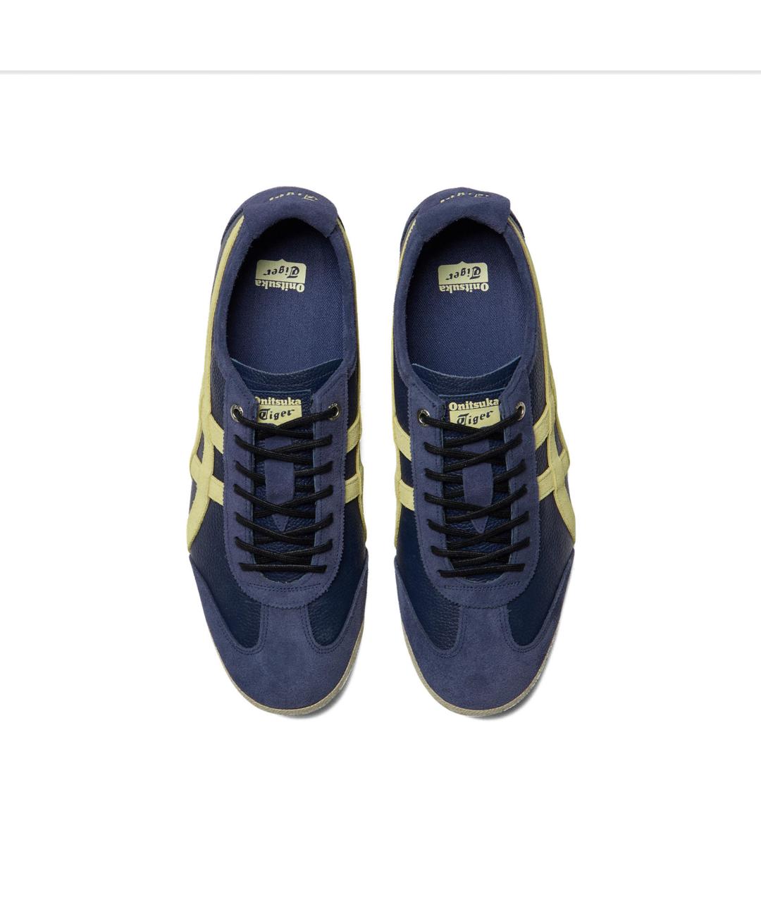 ONITSUKA TIGER Синие кожаные кеды, фото 5