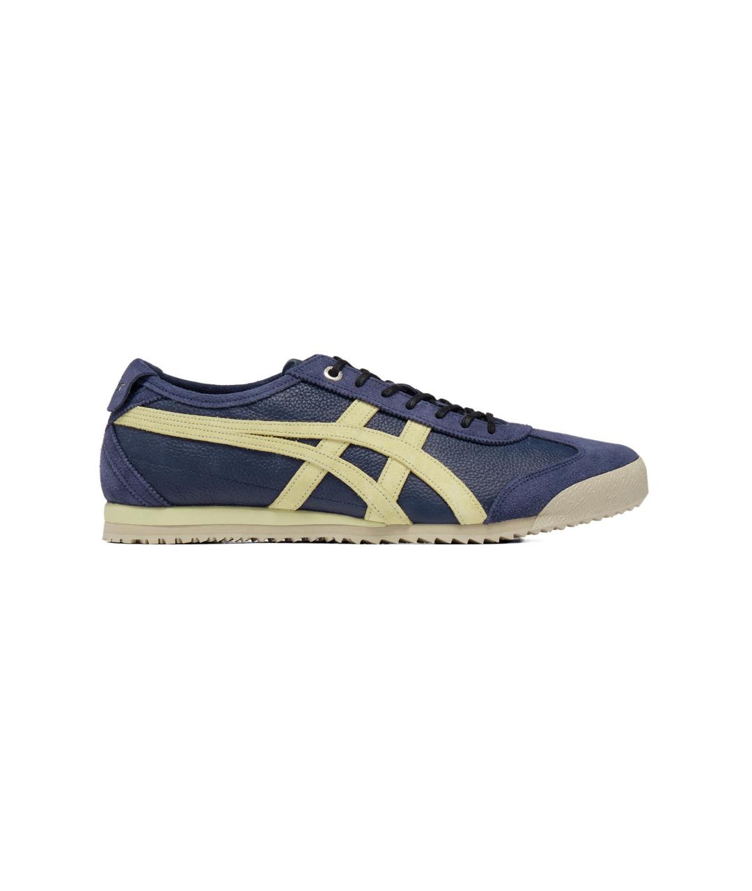 ONITSUKA TIGER Синие кожаные кеды, фото 1