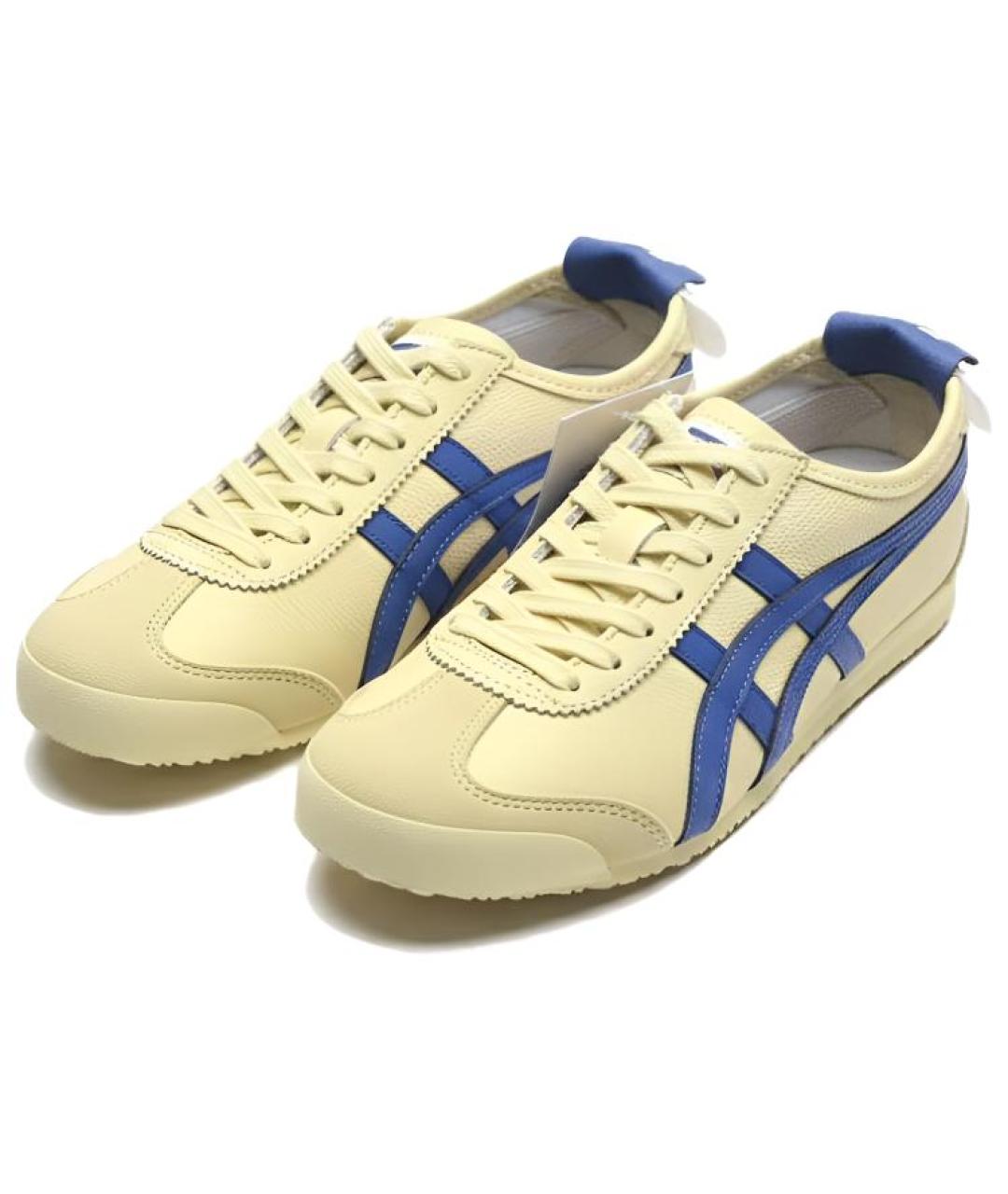 ONITSUKA TIGER Бежевые кожаные кроссовки, фото 3