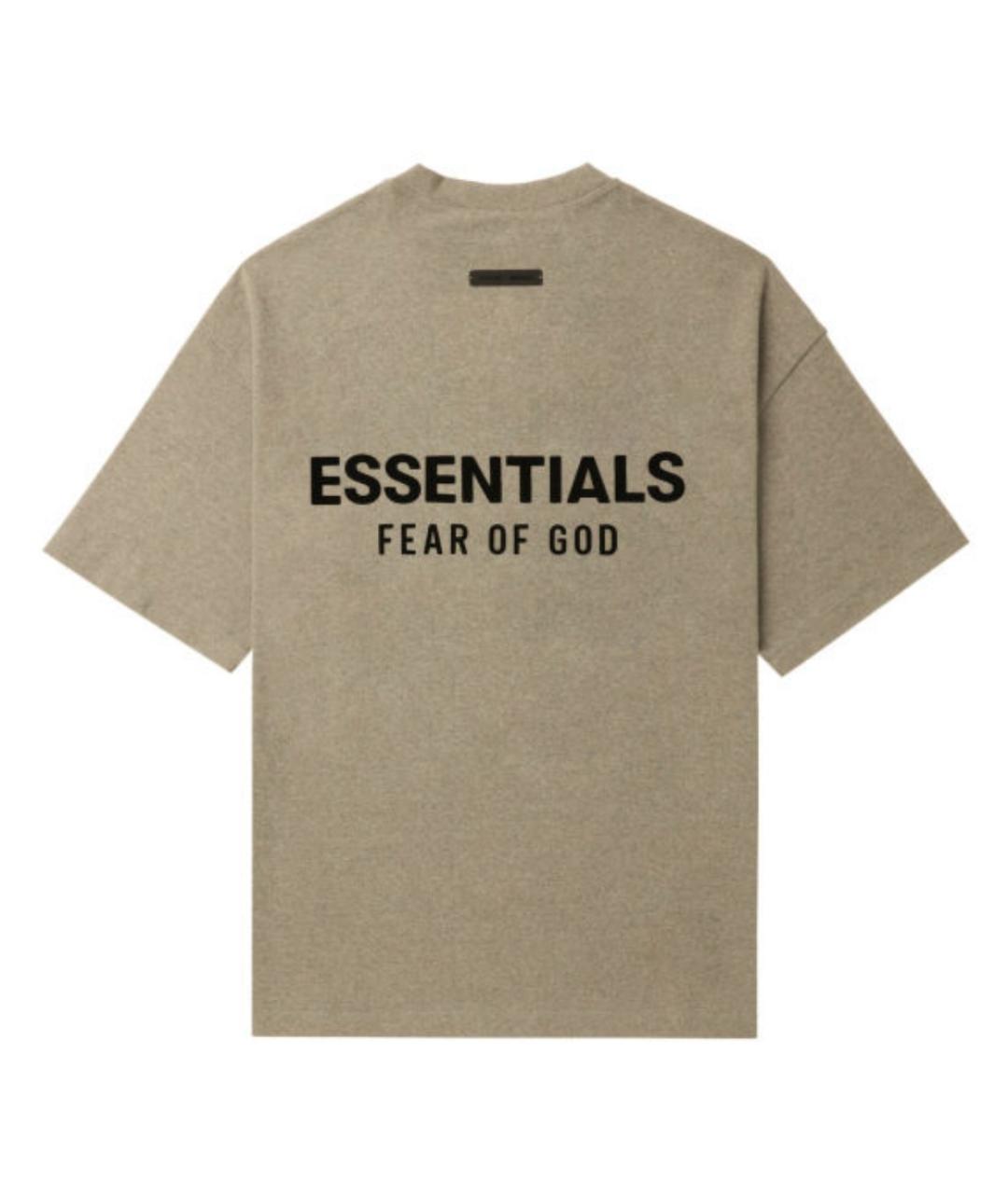FEAR OF GOD ESSENTIALS Серая футболка, фото 2