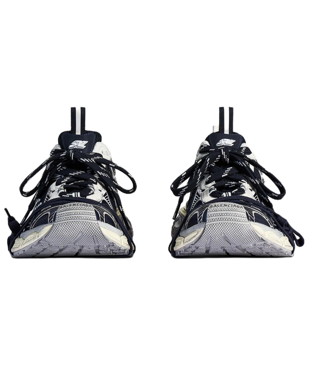 BALENCIAGA Белые низкие кроссовки / кеды, фото 4