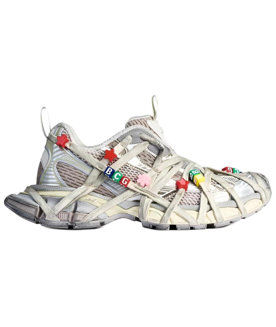 BALENCIAGA Белые кроссовки, фото 6