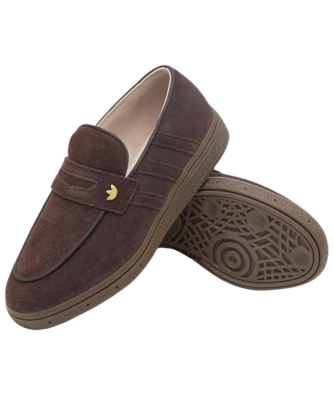 ADIDAS Коричневые лоферы, фото 3