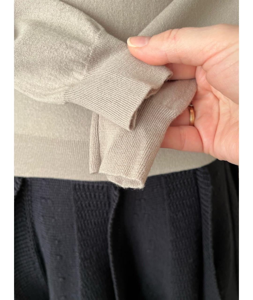 RALPH LAUREN Бежевая шерстяная водолазка, фото 5