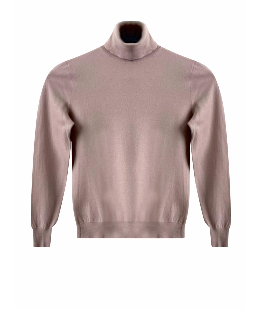 RALPH LAUREN Бежевая шерстяная водолазка, фото 1