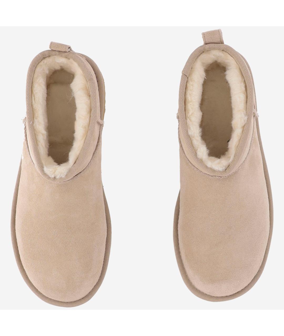 UGG AUSTRALIA Бежевые замшевые ботинки, фото 2
