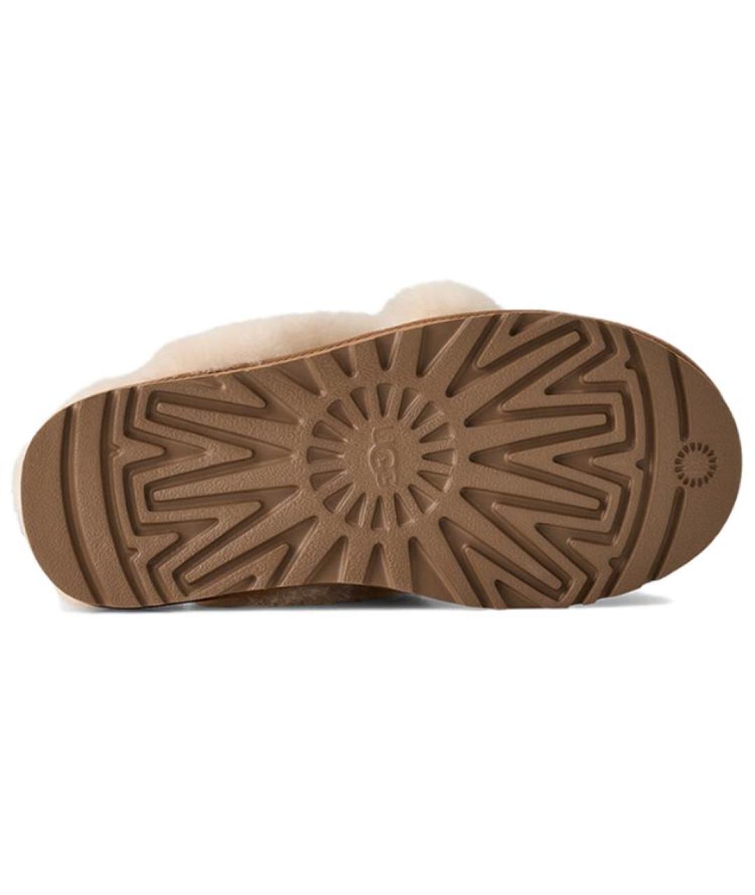 UGG AUSTRALIA Коричневые нубуковые мюли, фото 5