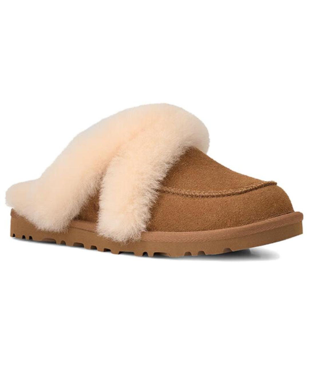 UGG AUSTRALIA Коричневые нубуковые мюли, фото 1