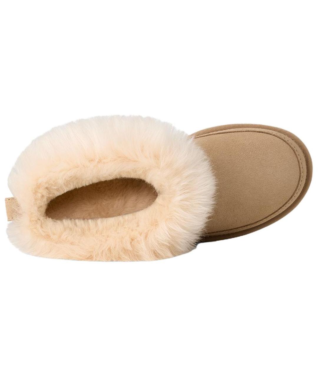 UGG AUSTRALIA Бежевые кожаные ботинки, фото 5