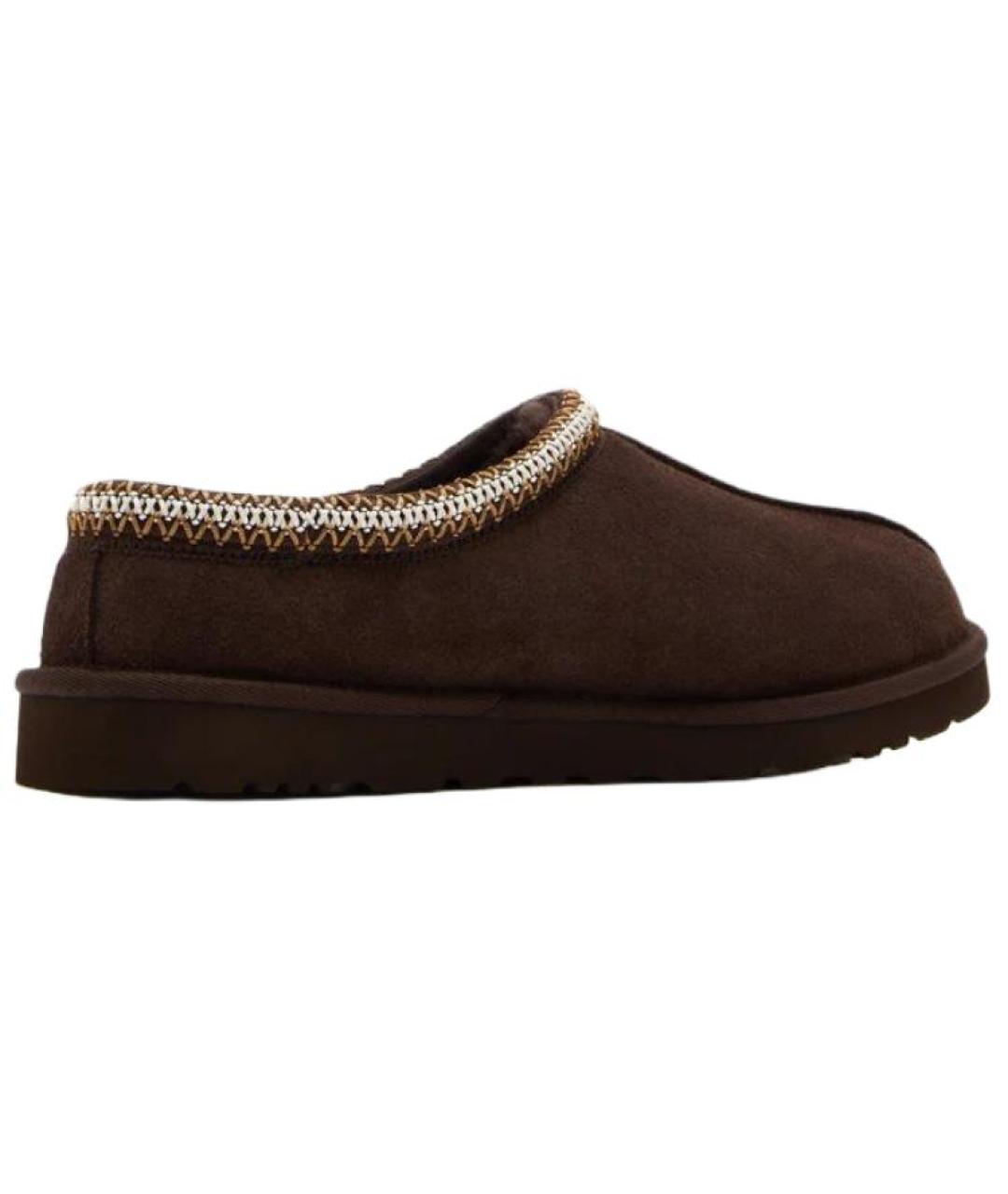 UGG AUSTRALIA Коричневые нубуковые слипоны, фото 3