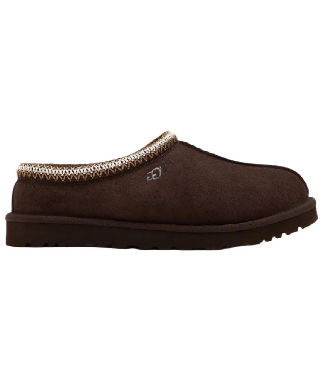 UGG AUSTRALIA Коричневые нубуковые слипоны, фото 1