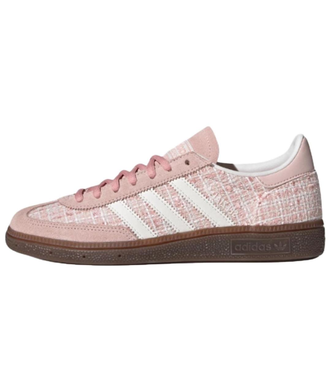 ADIDAS Розовые кожаные кеды, фото 4