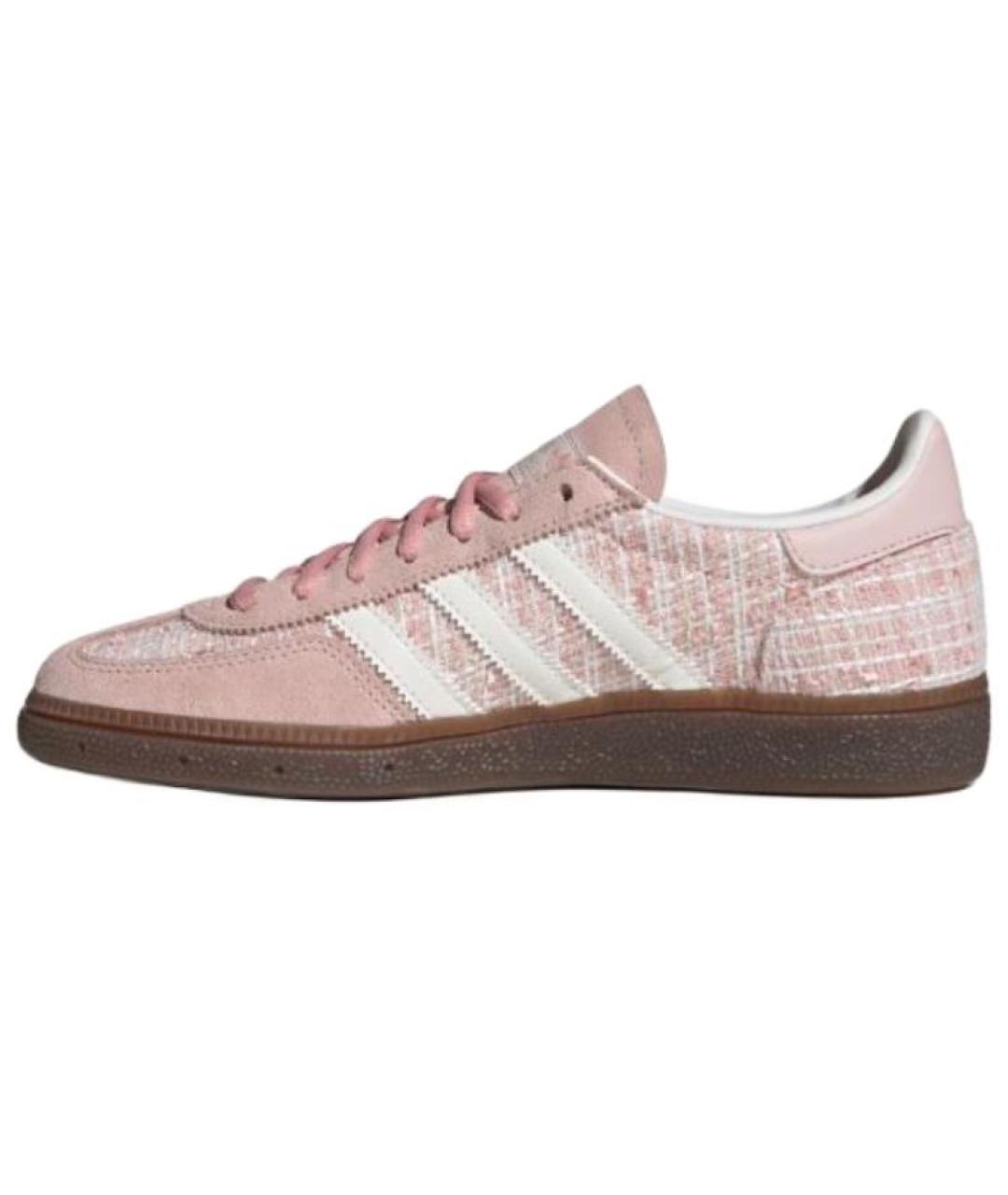 ADIDAS Розовые кожаные кеды, фото 2