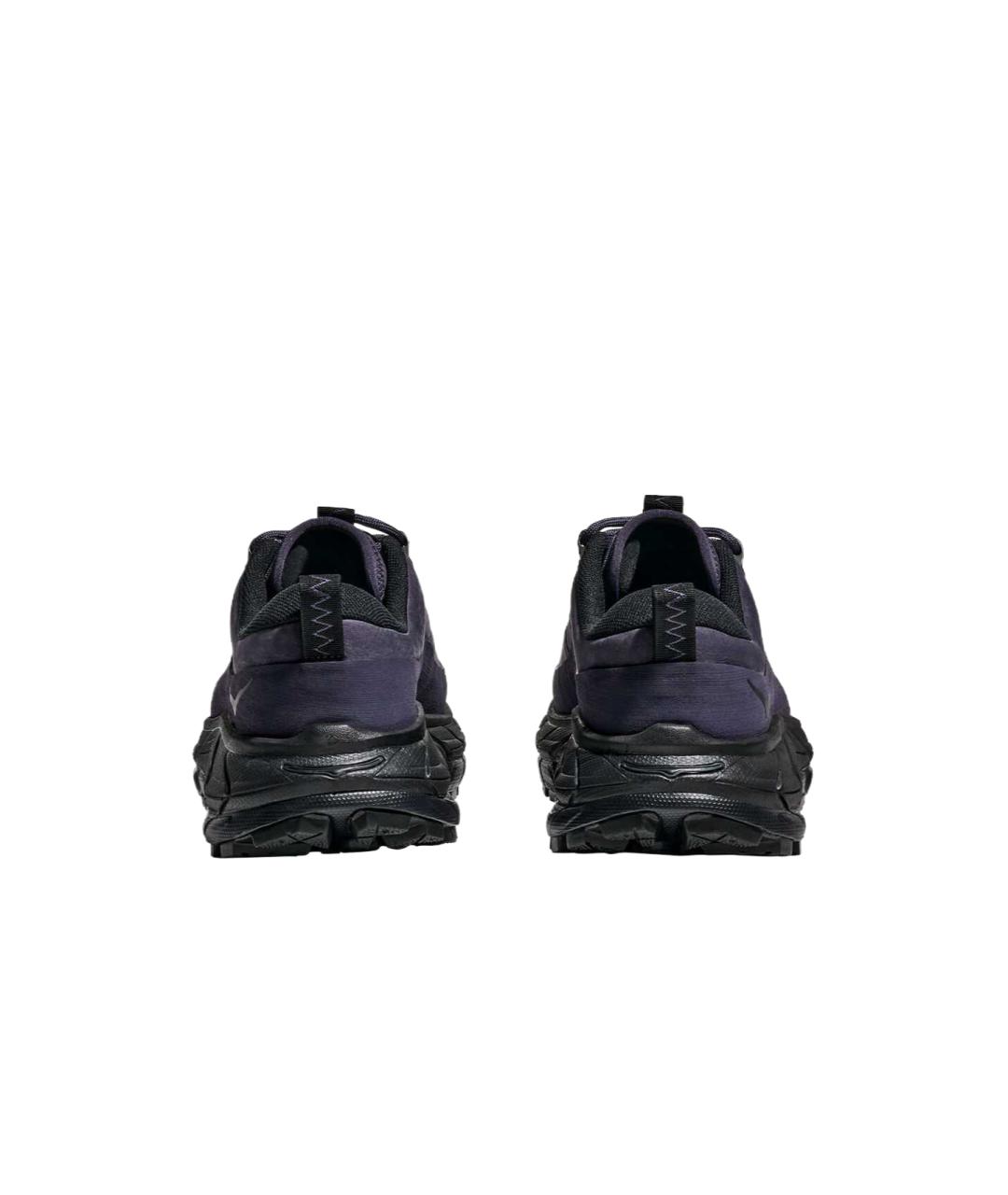 HOKA Синие кожаные кроссовки, фото 4