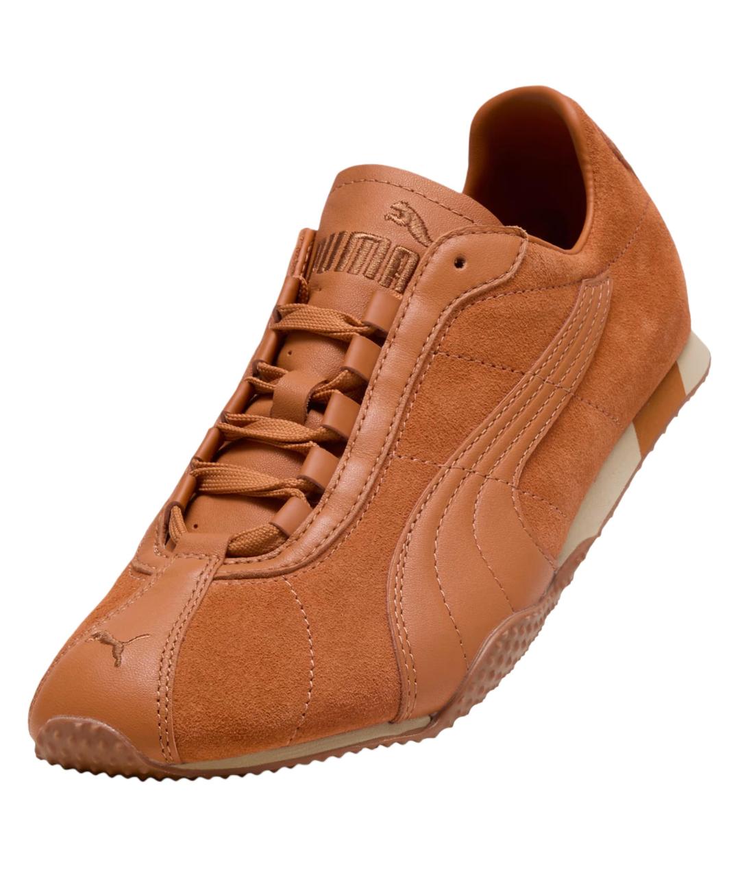 PUMA Коричневые кожаные кеды, фото 4
