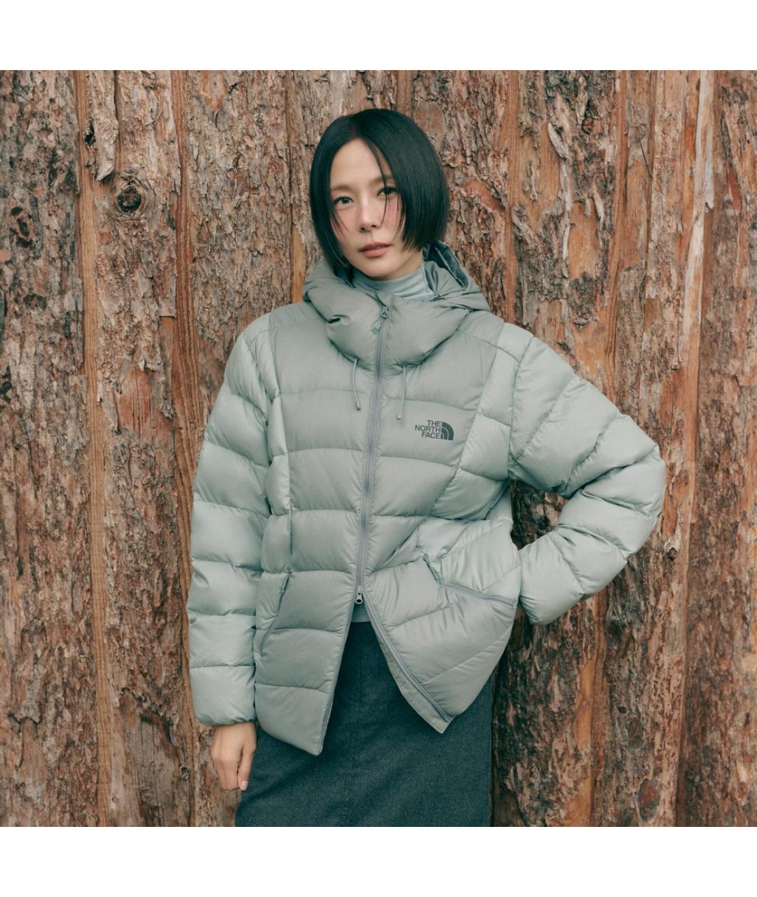 THE NORTH FACE Хаки пуховик, фото 4