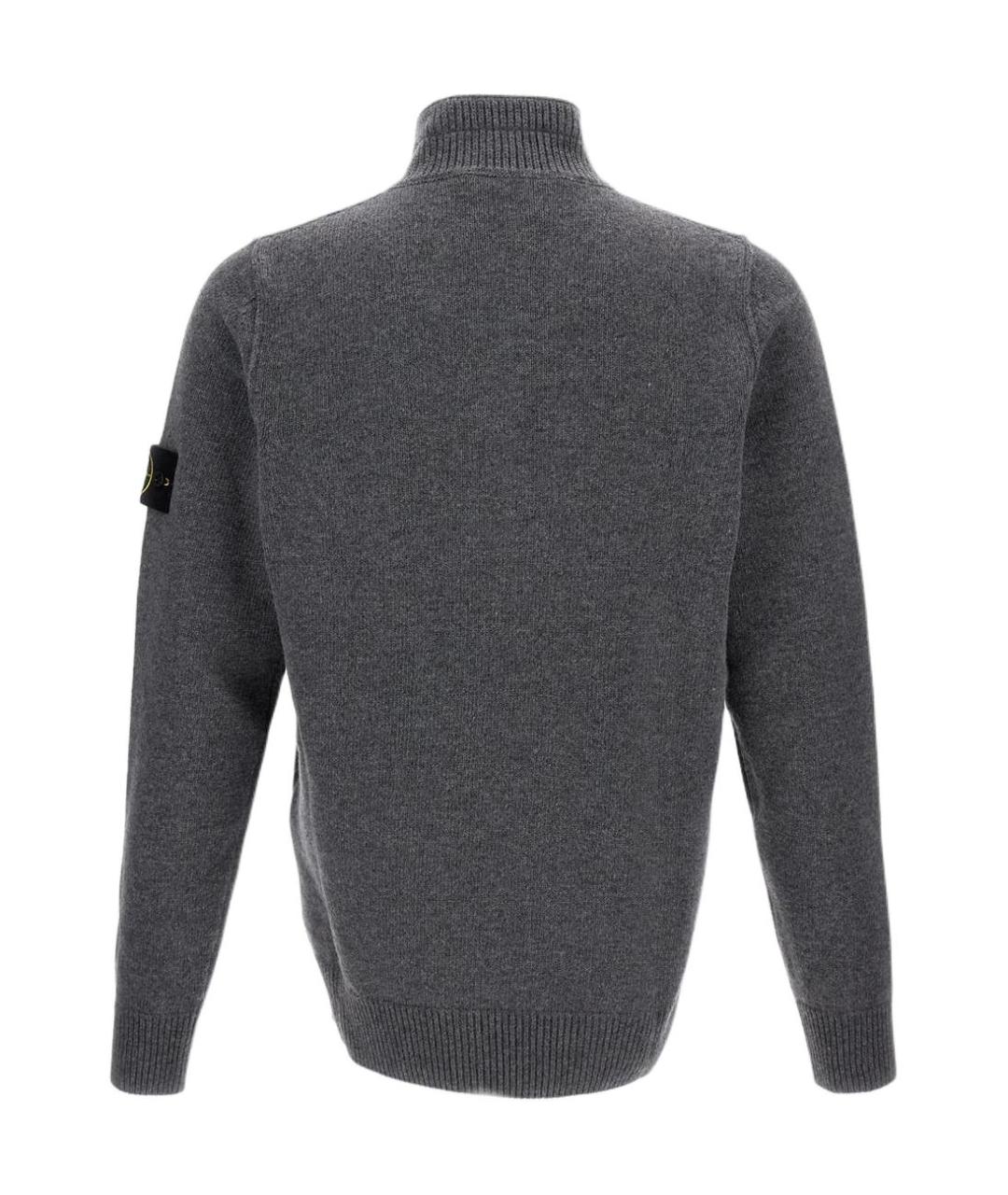 STONE ISLAND Серый джемпер / свитер, фото 2