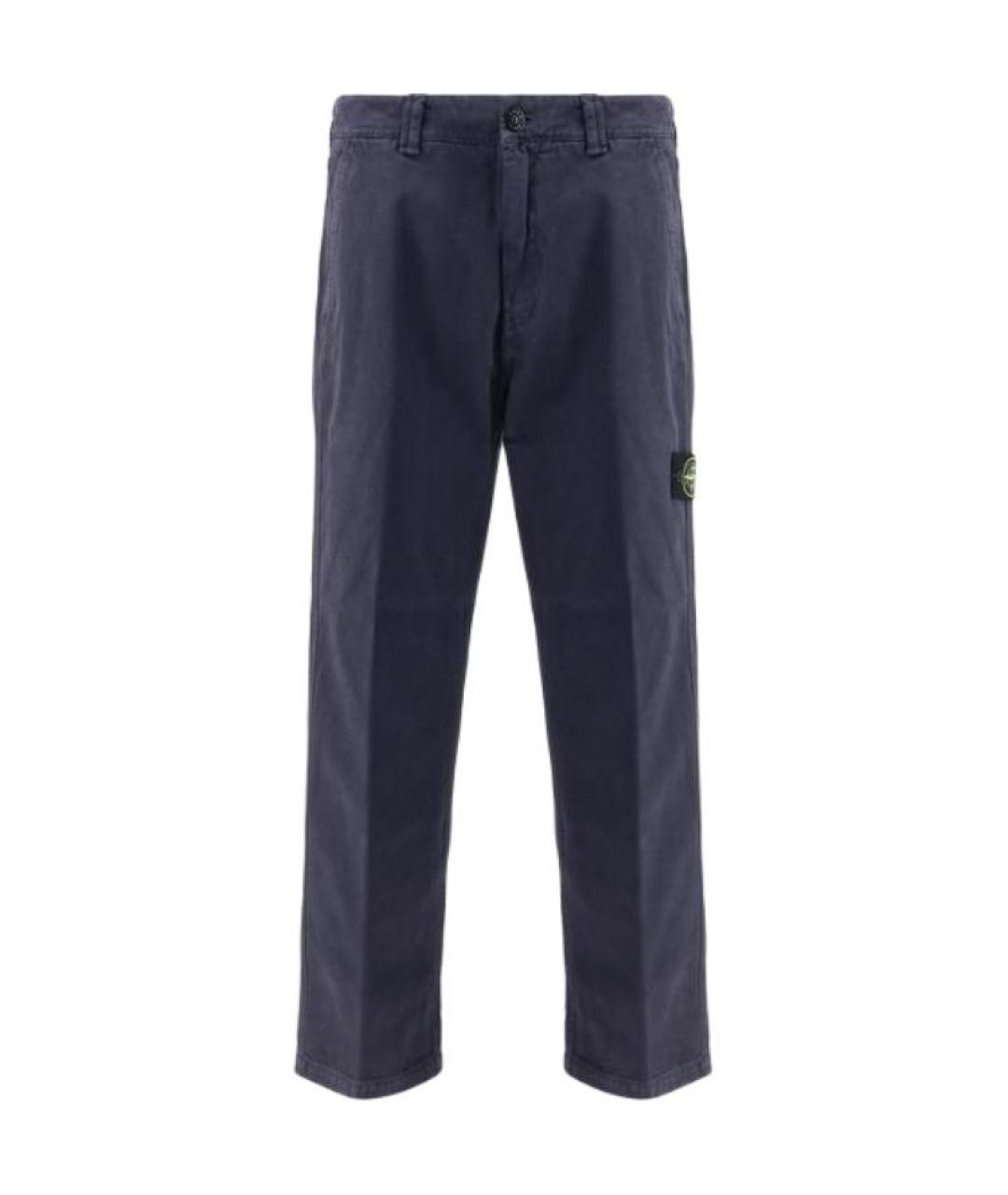 STONE ISLAND Синие классические брюки, фото 1