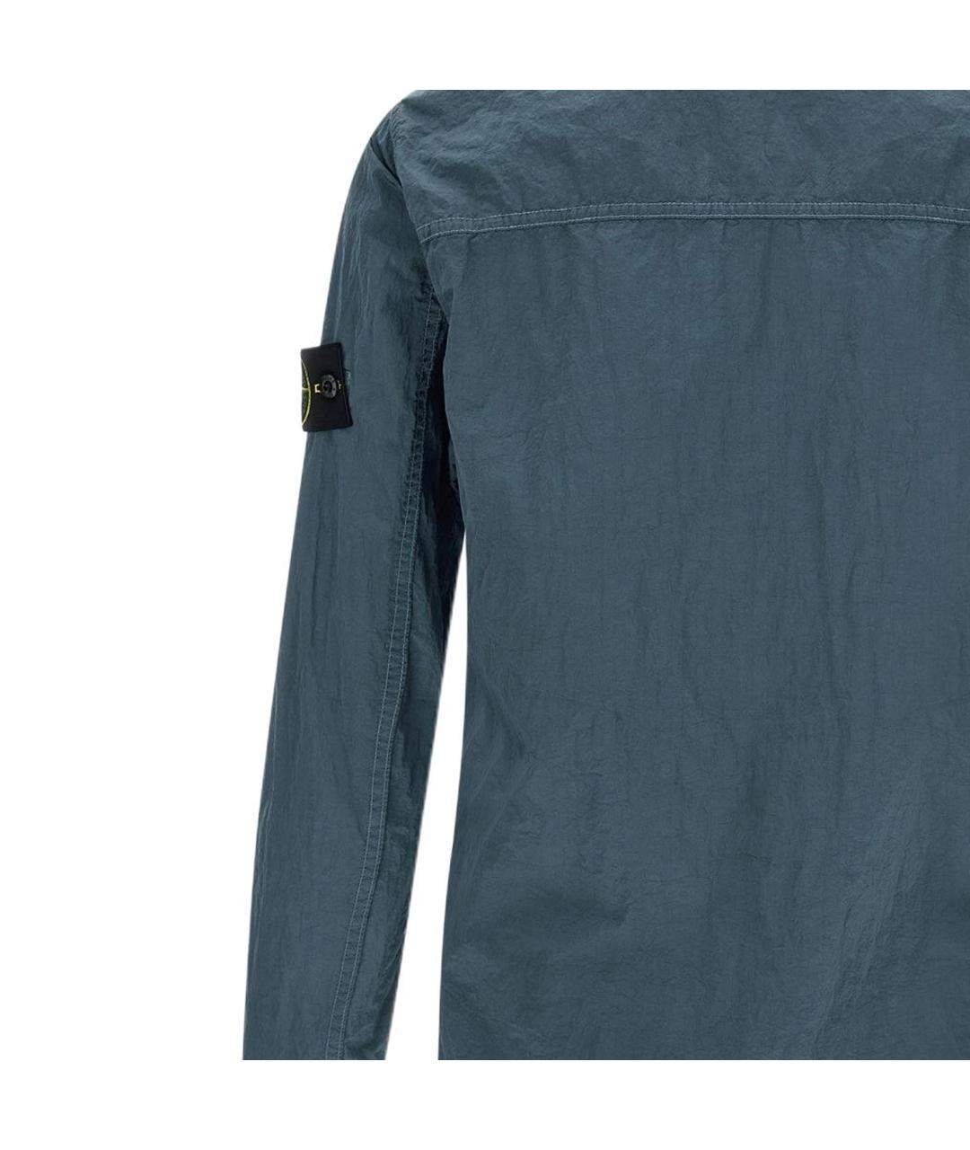 STONE ISLAND Синяя классическая рубашка, фото 5